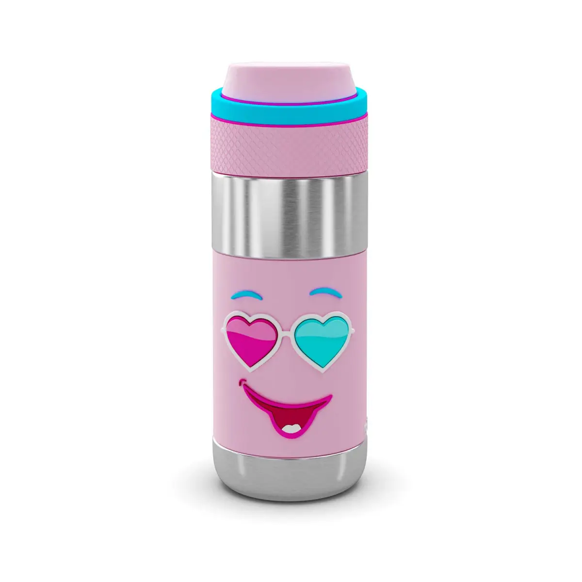 Rabitat Clean Lock Insulated Stainless Steel Sipper Water Bottle Diva 410 ml For Kids of Age 4Y+, Multicolour