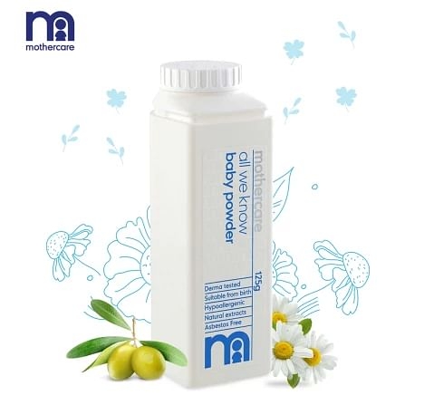 Mothercare All We Know Baby Powder 125G