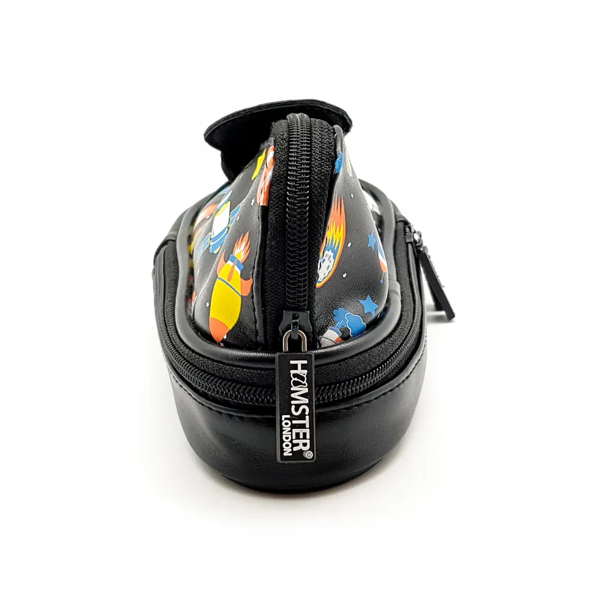 Hamster London Shoes Pouch Space Bags for Kids Age 3Y+ (Black)