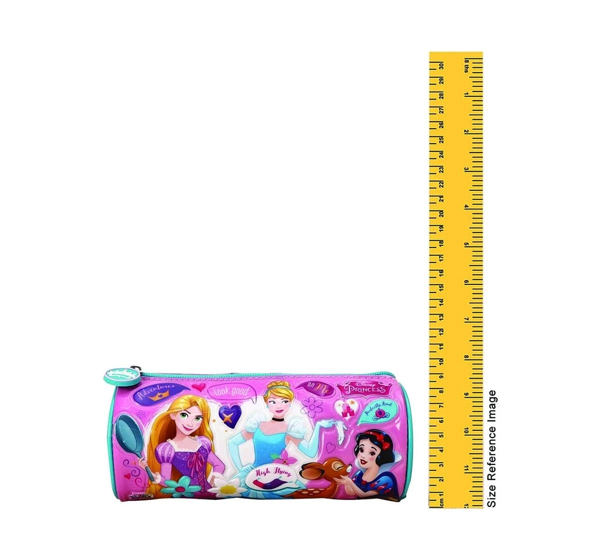 Disney Disney Princess Pink Round Pouch for, Quirky Soft Toys for  age 3Y+ - 23 Cm (Pink)