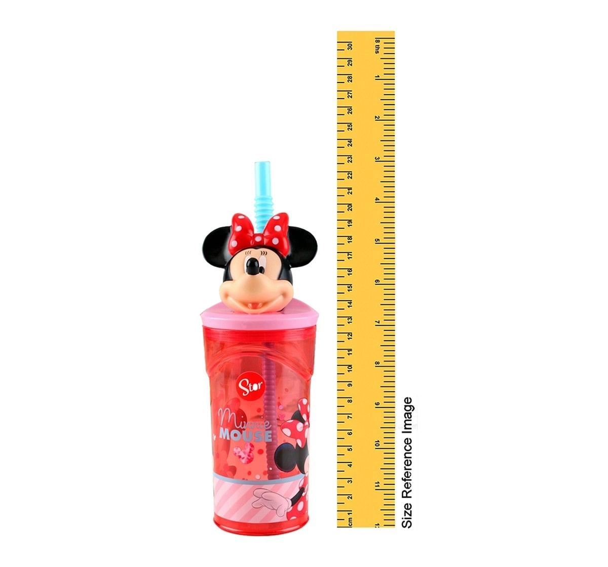 Disney Story 3D Figurine Tumbler Minnie Electric Doll,Water Bottles & Sipper for age 3Y+, 360ml