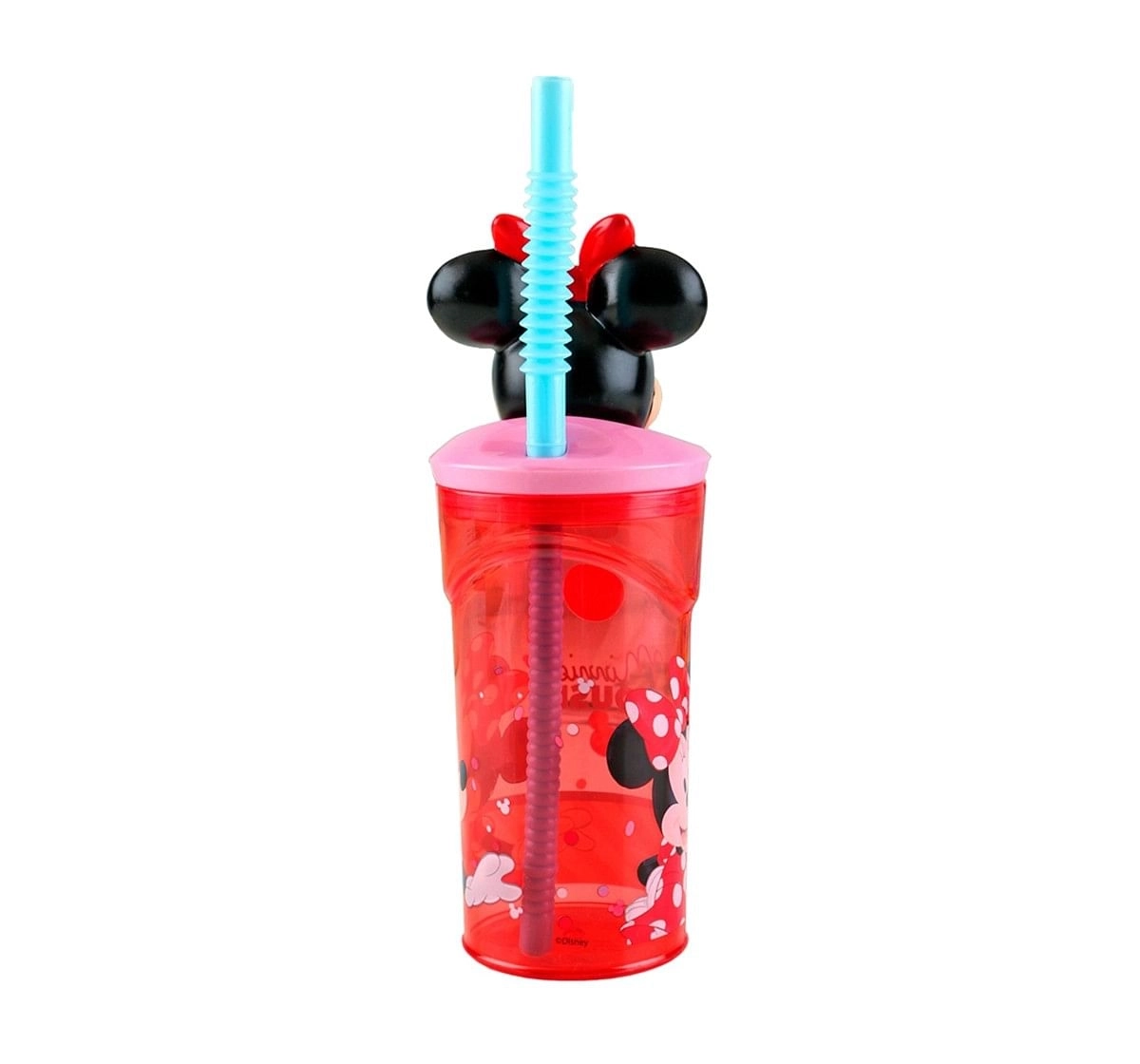 Disney Story 3D Figurine Tumbler Minnie Electric Doll,Water Bottles & Sipper for age 3Y+, 360ml