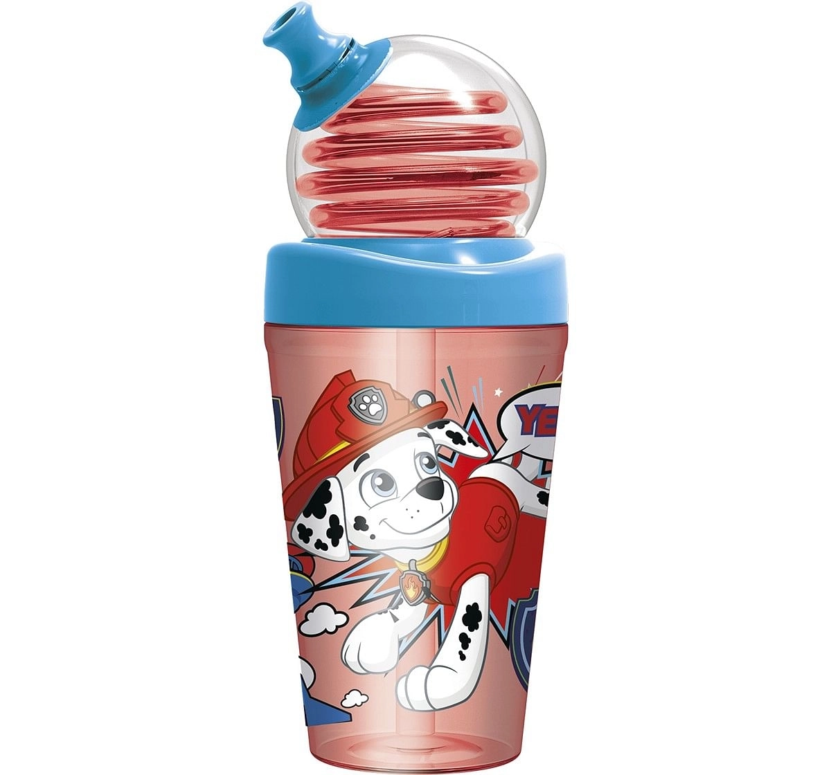 Paw Patrol comic Story Looping Straw Tumbler,Water Bottles & Sipper for age 3Y+ , 420 ml 