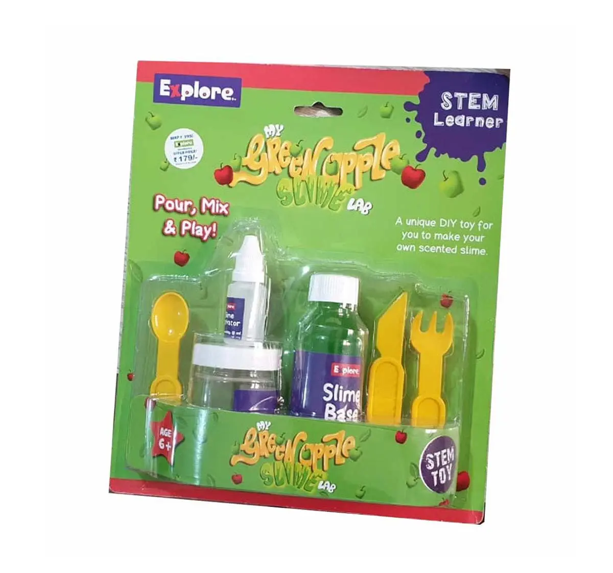 Play Craft My Green Apple Slime Lab Science Kits for Kids Age 6Y+
