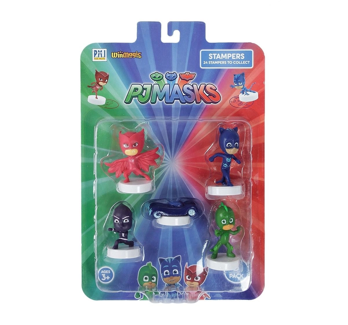 PJ Masks  Stamper 5 PCs Blind Pack, 3Y+