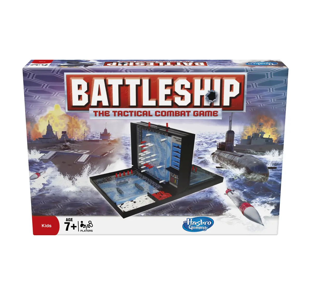 Hasbro Gaming Battleship Classic Strategy Board Game For Kids 7 Y+, Multicolour