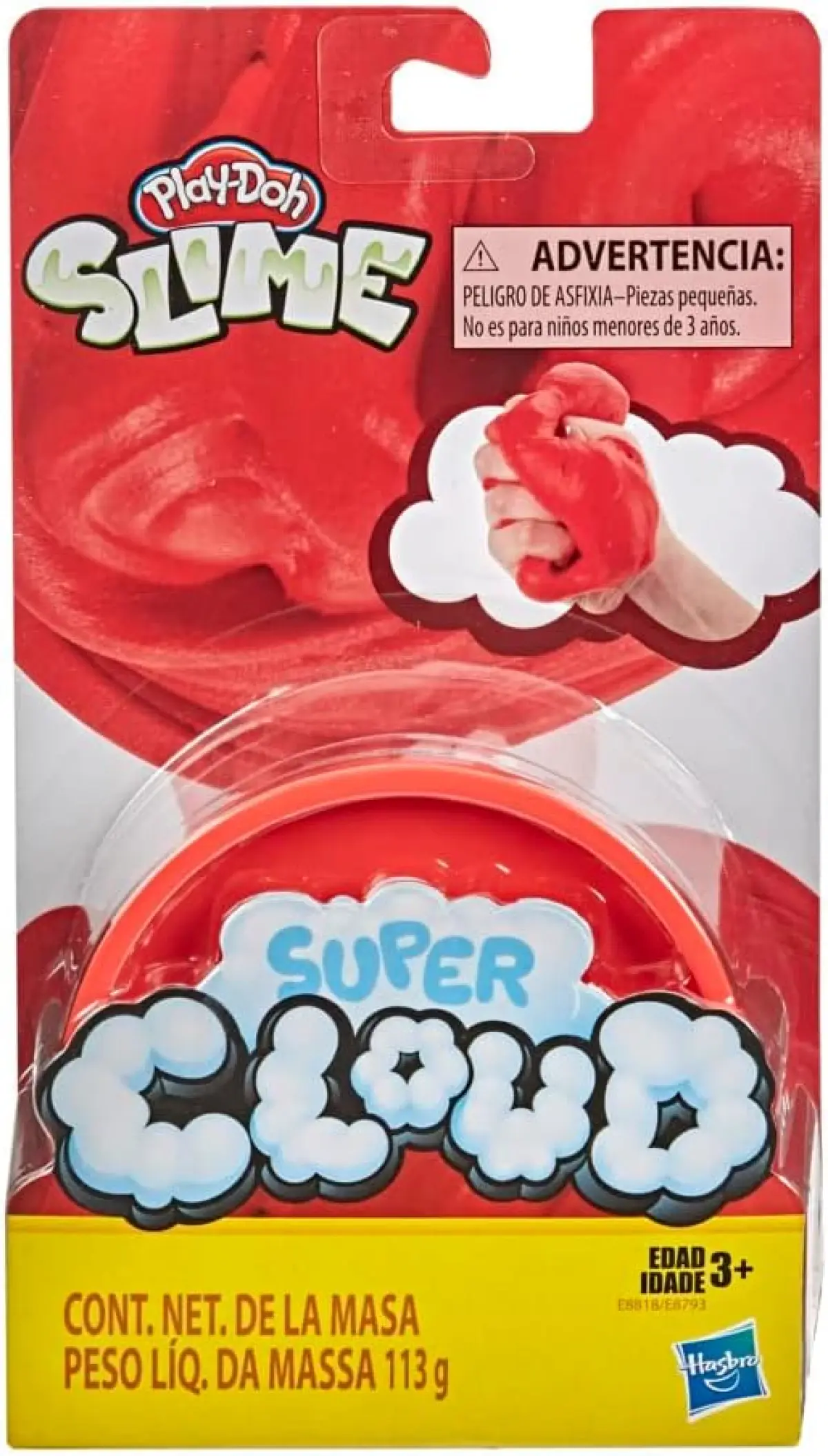 Play-Doh Pd Super Cloud Slime Single Can Ast