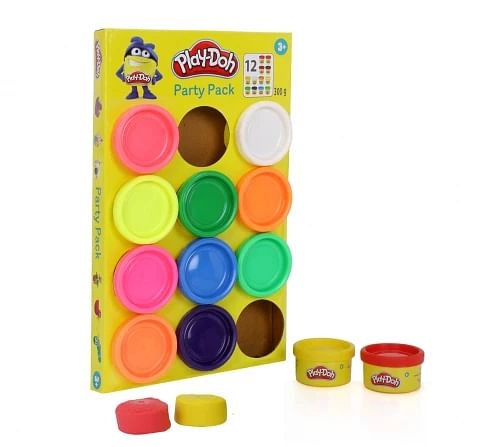 Play Doh Party Pack of 12 Colours for Kids 2Y+, Multicolour