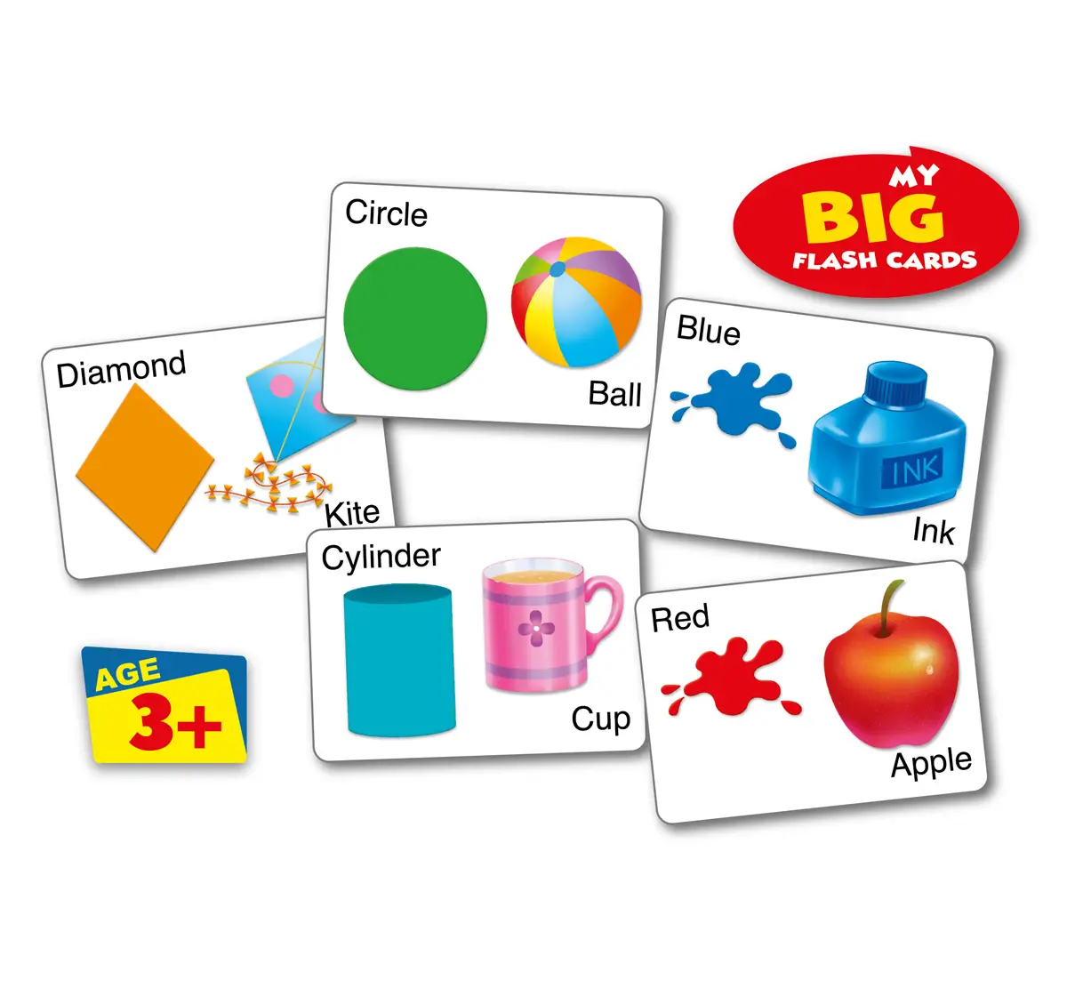 Frank Shapes and Colours My Big Flash Cards Floor Puzzles Multicolor 3Y+