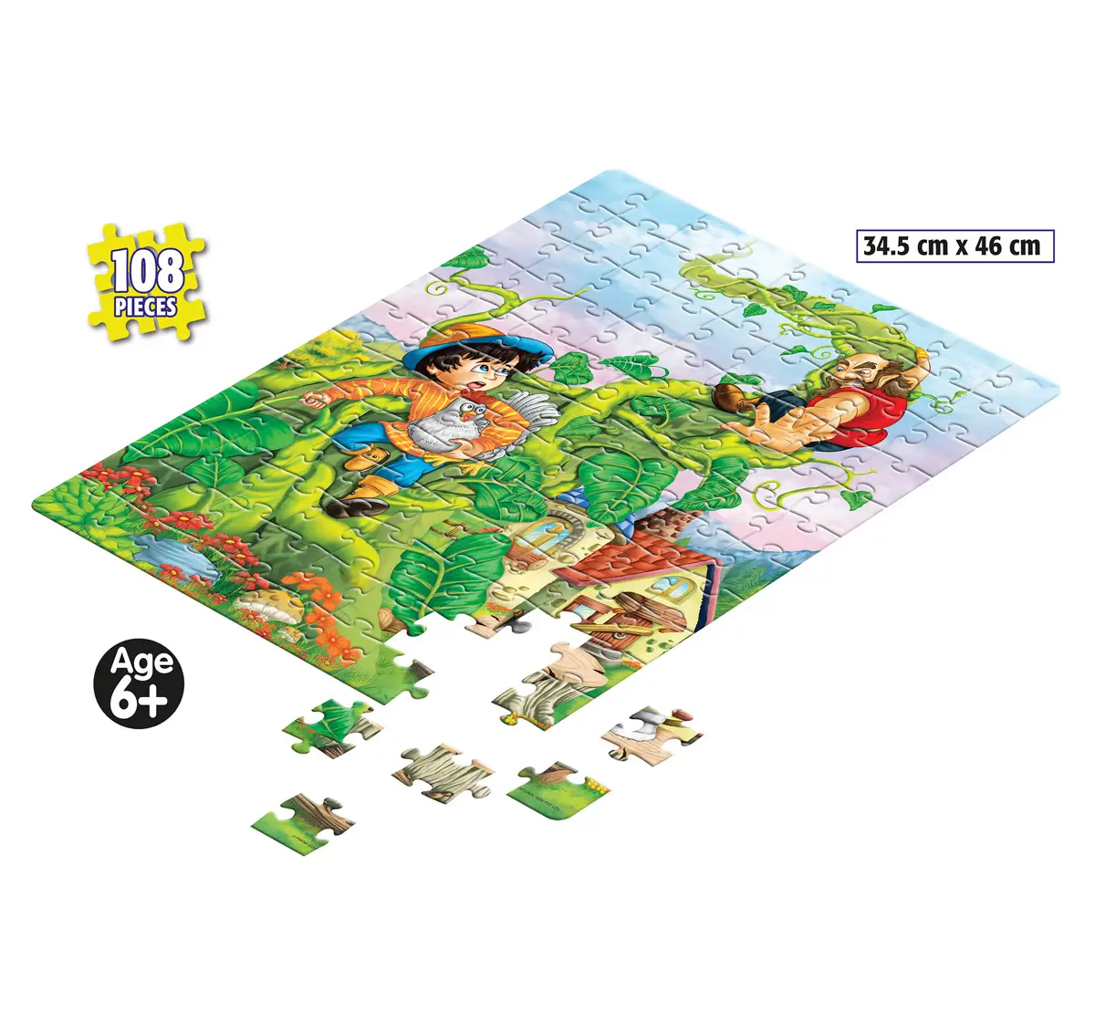 Frank Jack and The Beanstalk Floor Puzzles Multicolor 6Y+