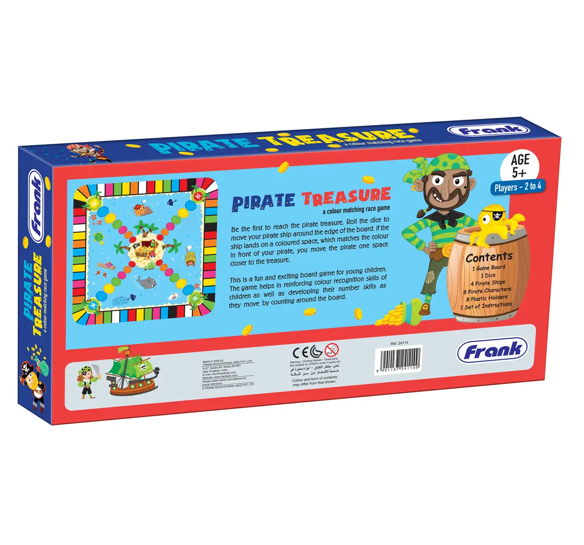 Frank Pirate Treasure Floor Puzzles Multicolor 5Y+