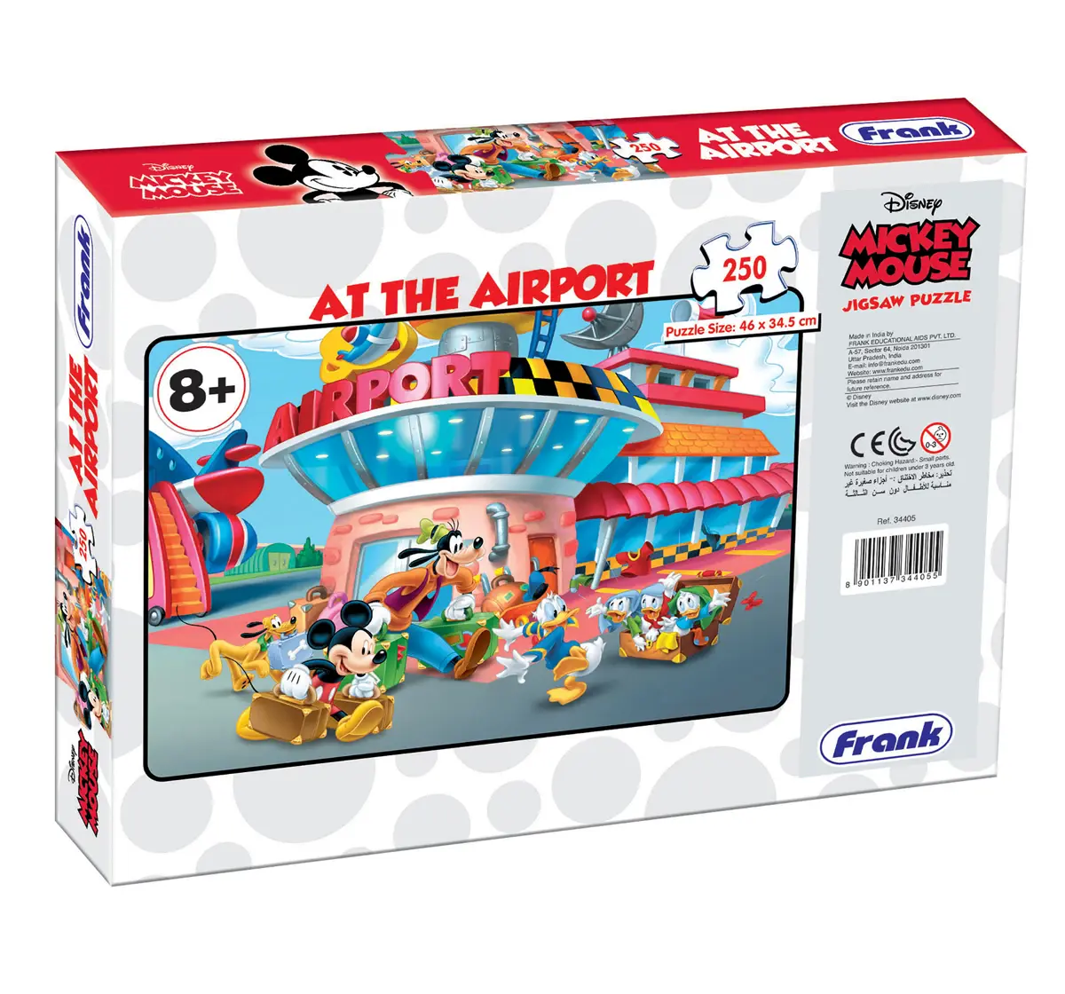 Frank Mickey Mouse At The Airport Floor Puzzles Multicolor 8Y+
