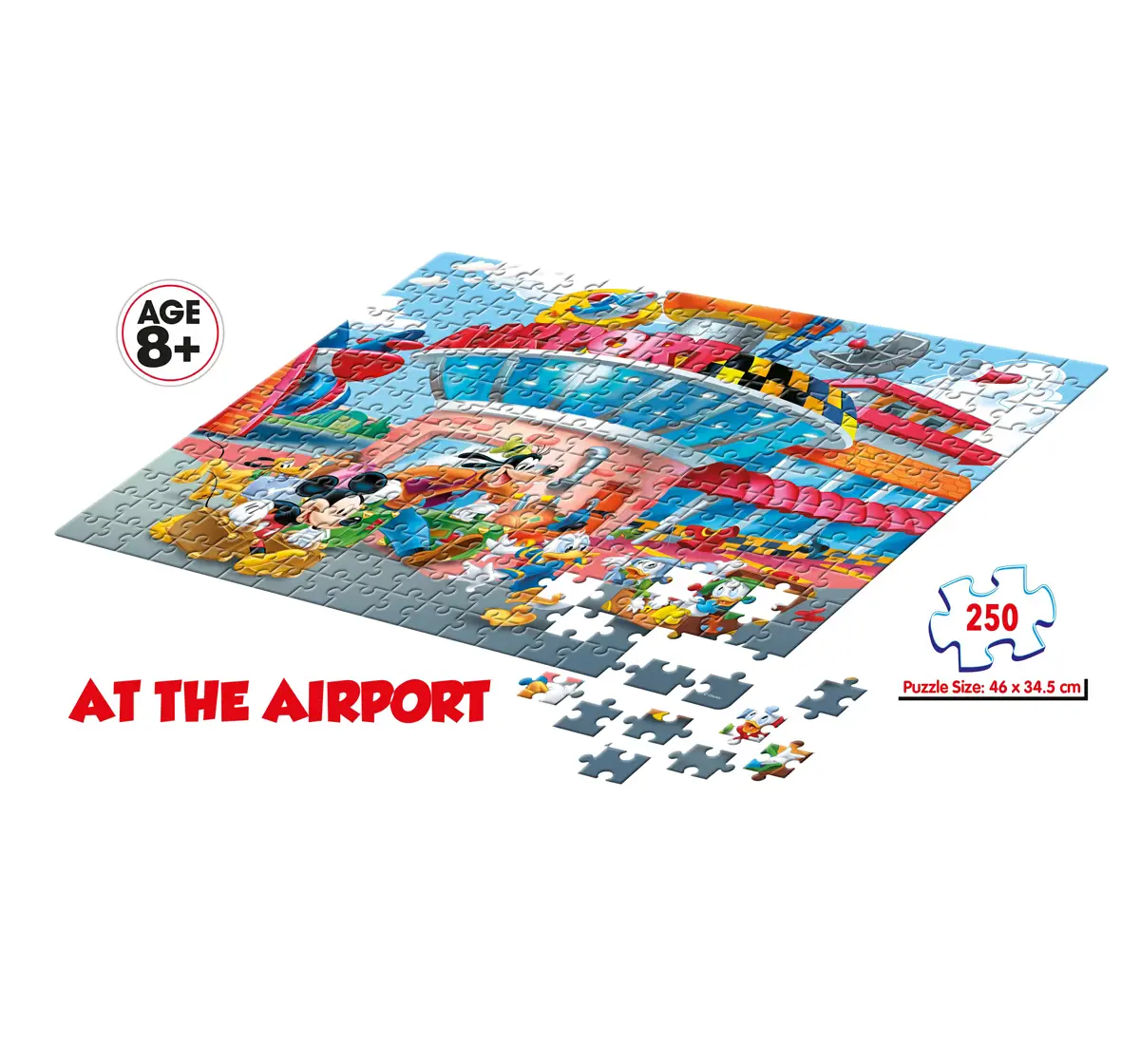 Frank Mickey Mouse At The Airport Floor Puzzles Multicolor 8Y+