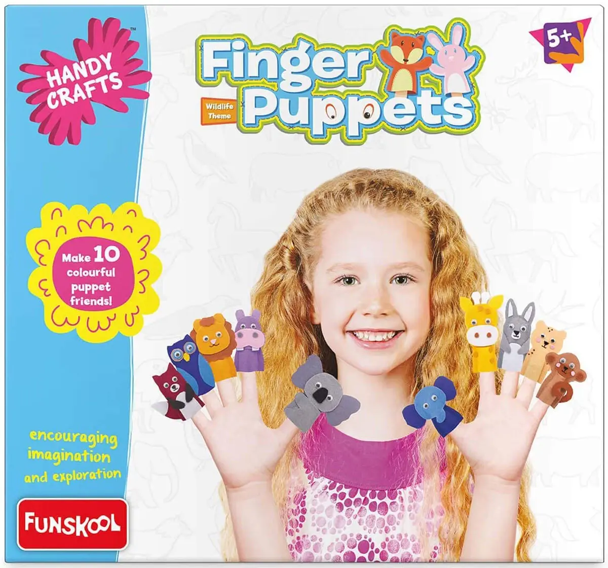 Handycrafts Finger Puppets Plastic Multicolour 7Y+