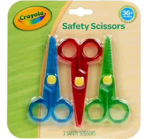 Crayola My First Crayola Safety Scissors, 3 Pieces, 3Y+