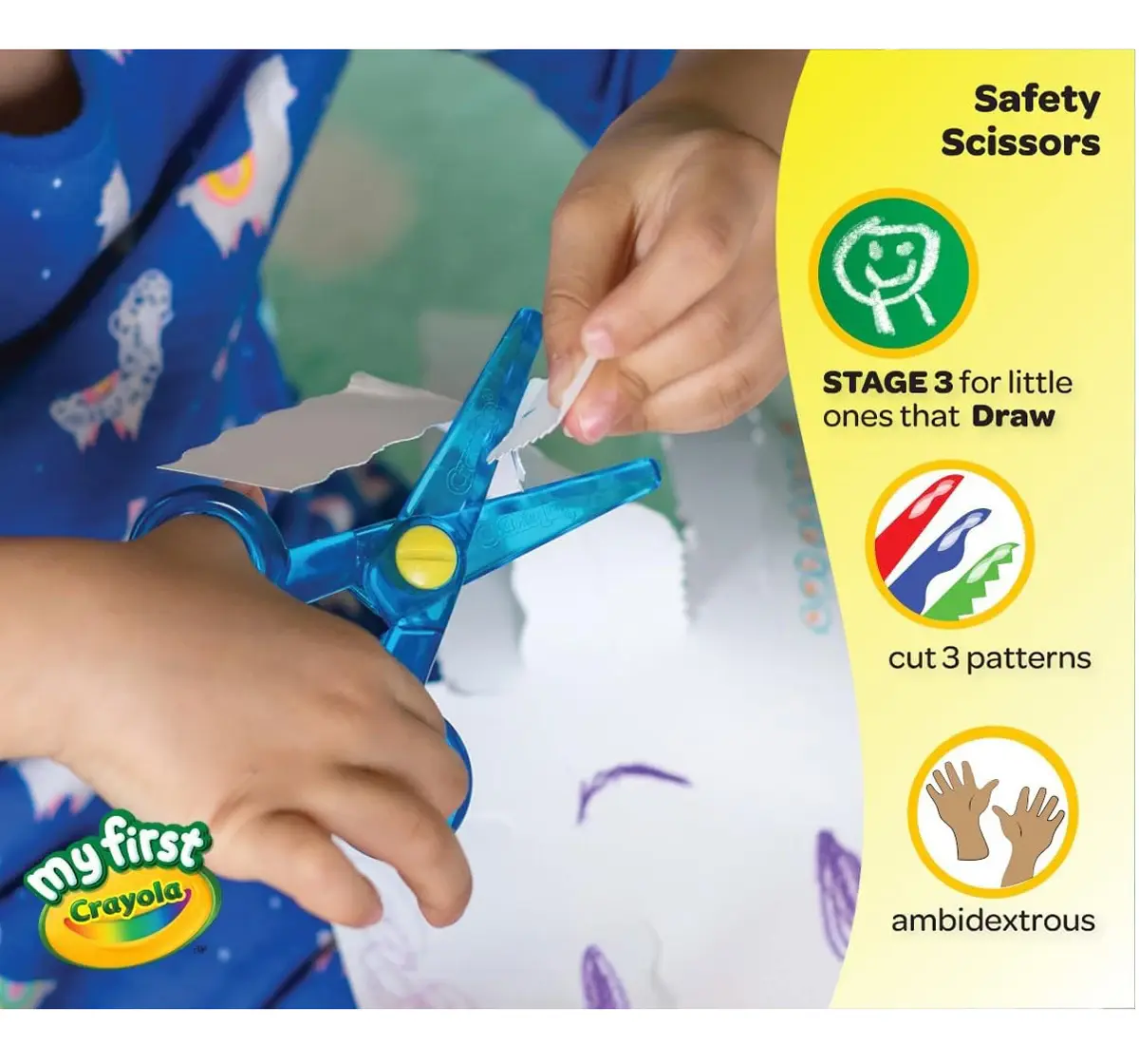 Crayola My First Crayola Safety Scissors, 3 Pieces, 3Y+