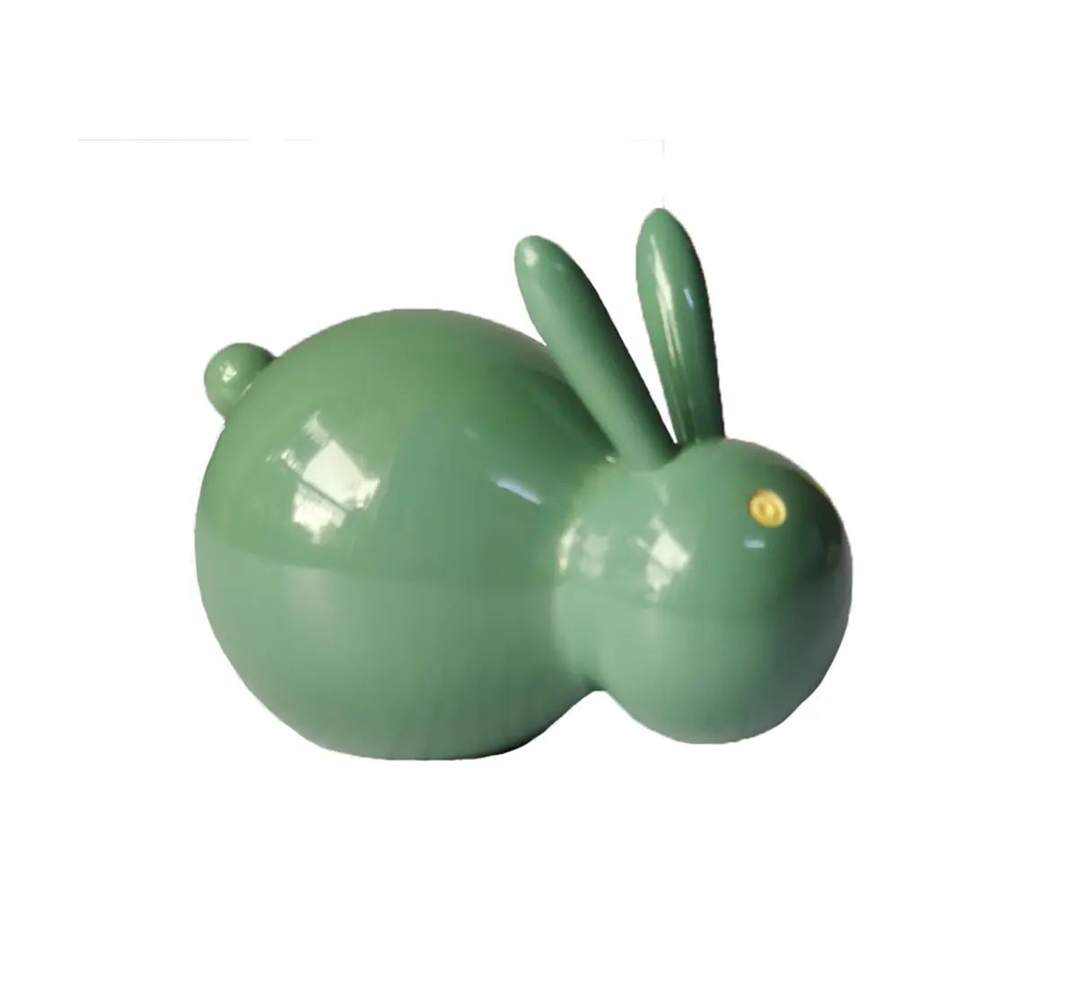 Nurture India Wooden Rabbit Figurines Teal Wooden Toys for Kids age 12M+ (Teal)