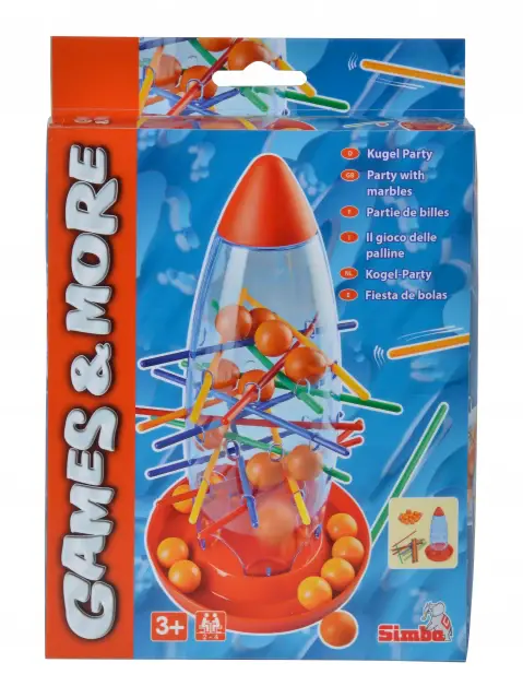 Simba G&M Travel Game Marble Party, 3Y+, Multicolour