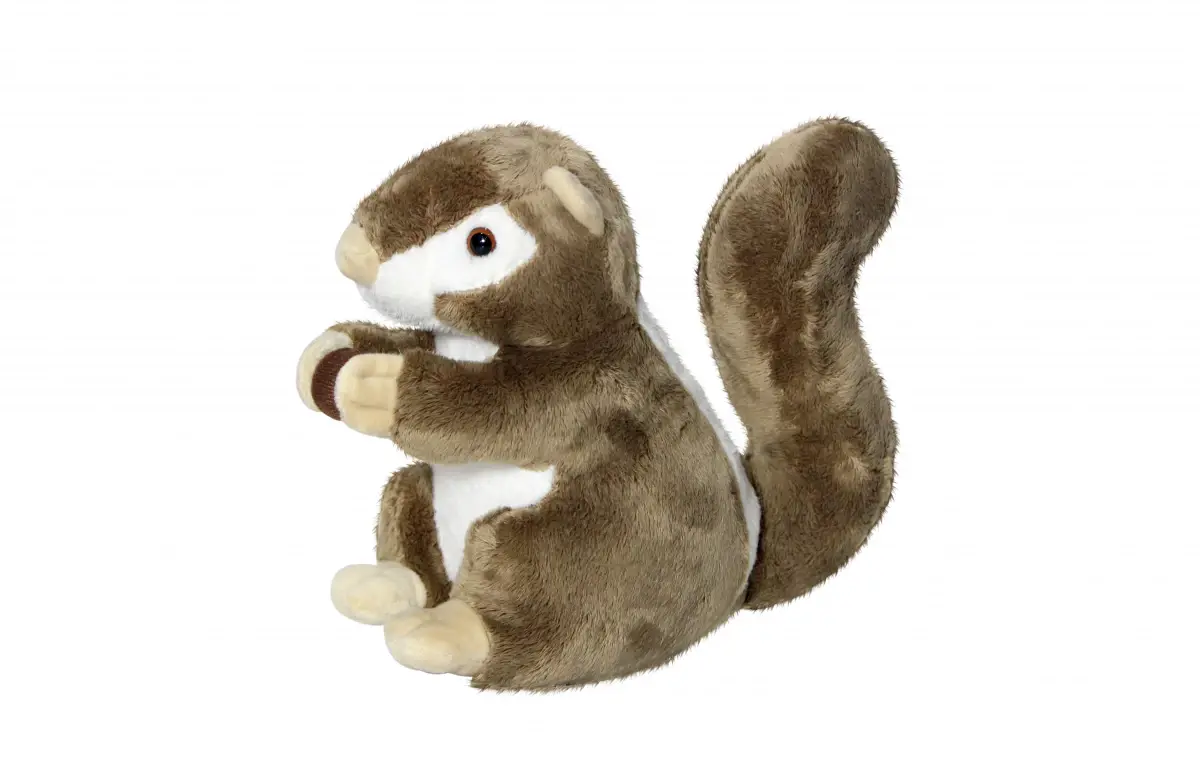 Softbuddies Squirrel Soft Toys For Kids, 3M+, Multicolour