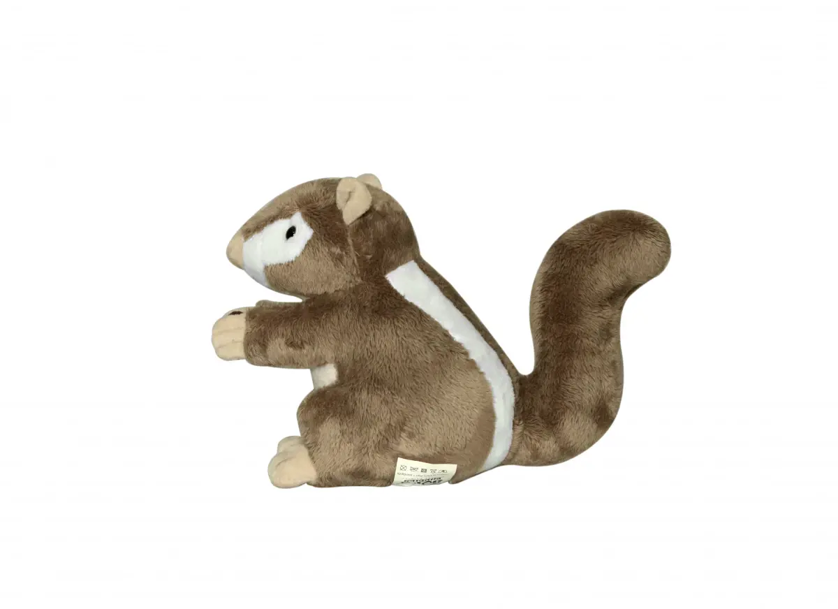 Softbuddies Squirrel Soft Toys For Kids, 3M+, Multicolour