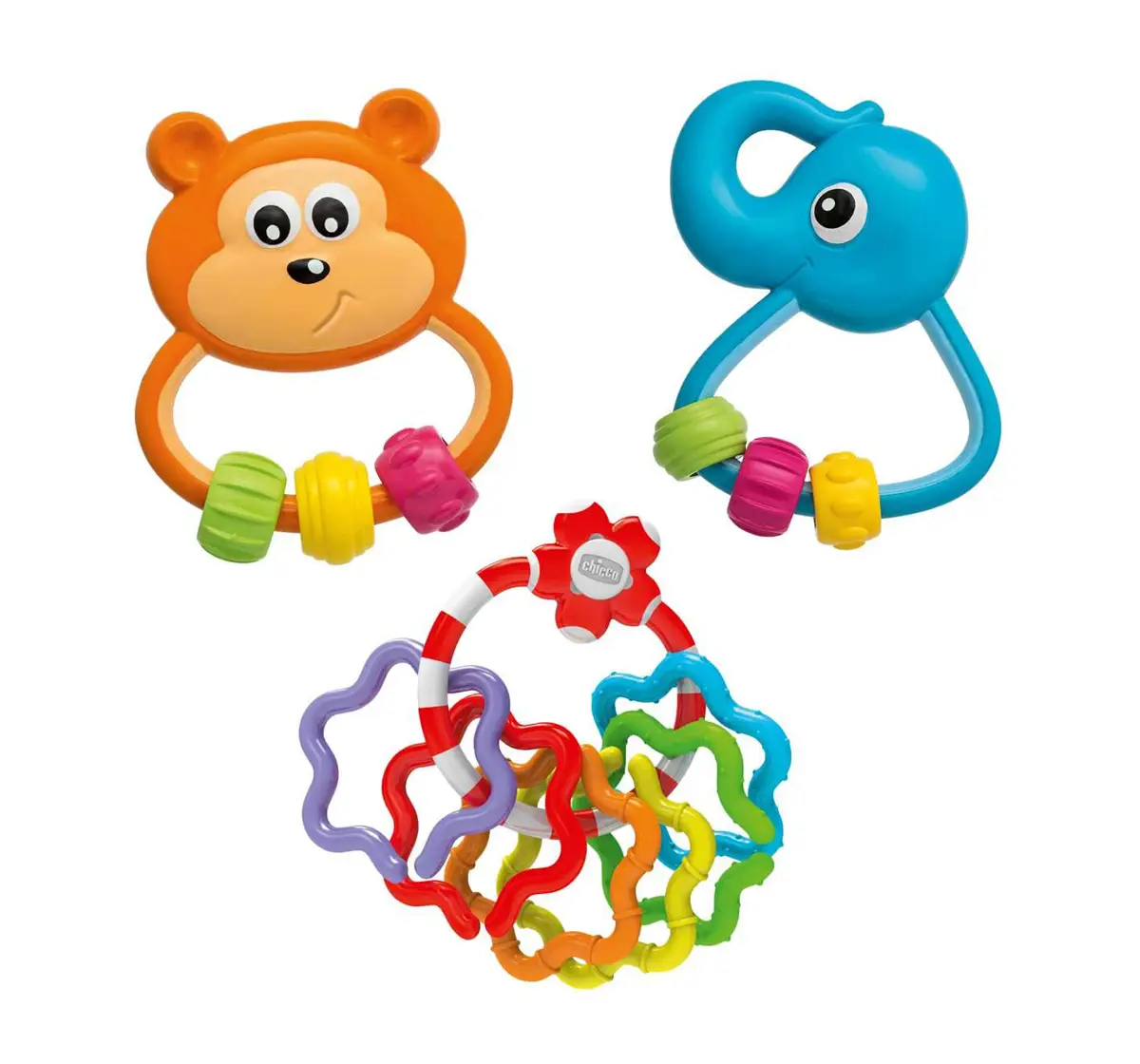 Chicco Play Set of Teethers & Rattles for Kids age 3M+