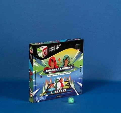 Diicii Snakes & Ladders & Ludo Board Games for Kids age 4Y+ 