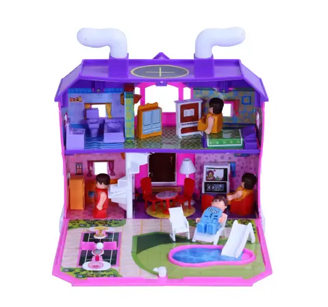 Toyzone My Family Doll House 35 Pieces Multicolour, 3Y+