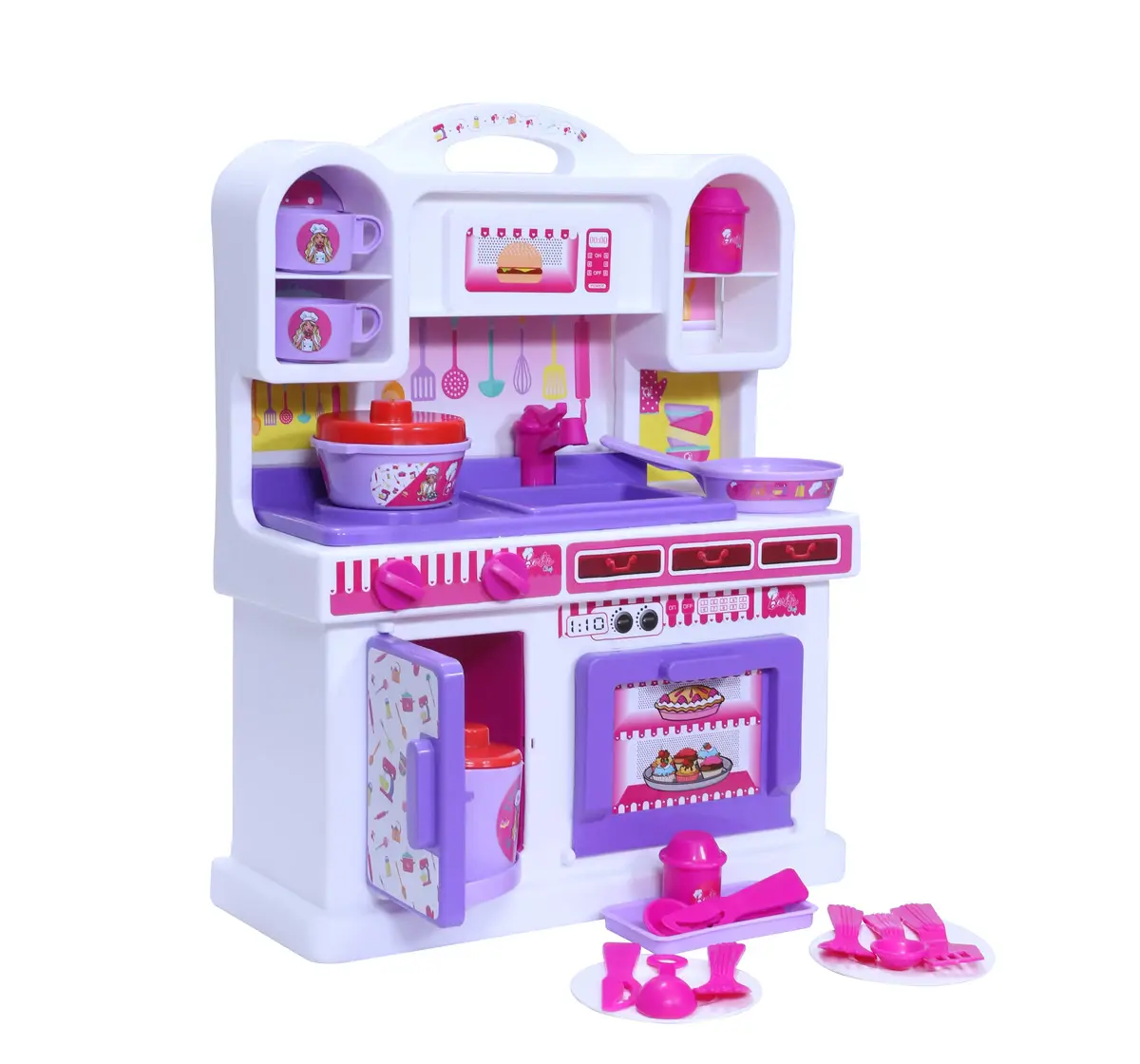 Mattel Barbie My Activity Kitchen Centre Multicolour, 3Y+