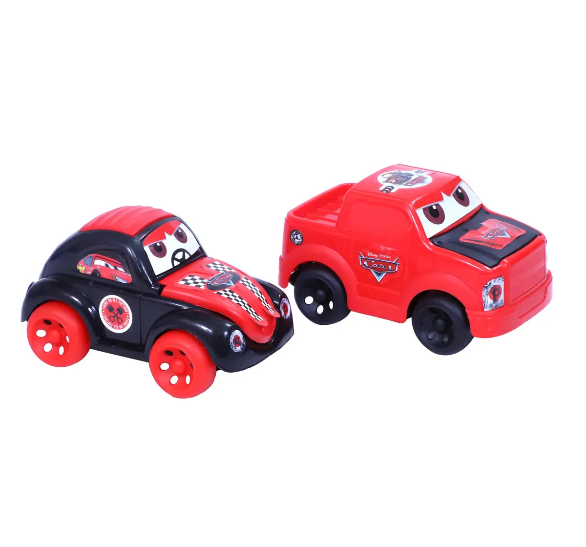 Toyzone Disney Princess Pull String Car Set Of 2 Red and Black, 12M+