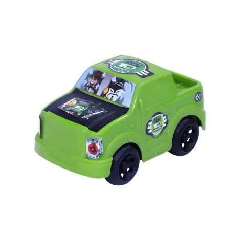 Toyzone Pull String Car Ben10 Green, 12M+