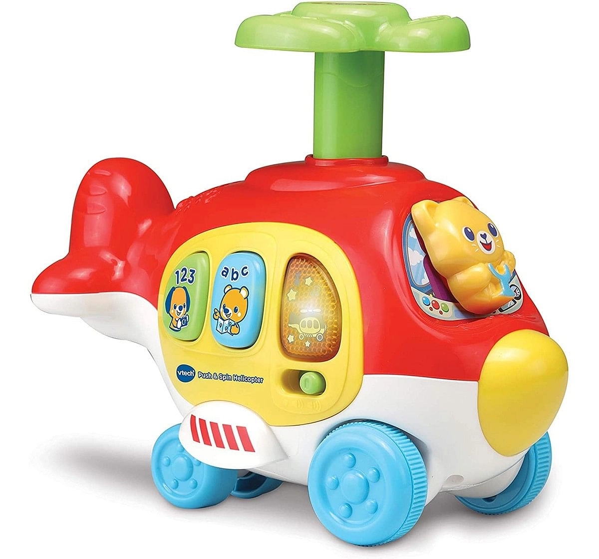 V-Tech PUSH & SPIN HELICOPTER  Learning Toys for Kids age 12M+ 