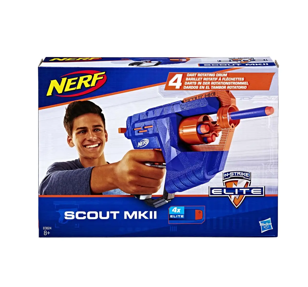 Nerf N-Strike Elite Scout Mkii Blasters for Age 8Y+