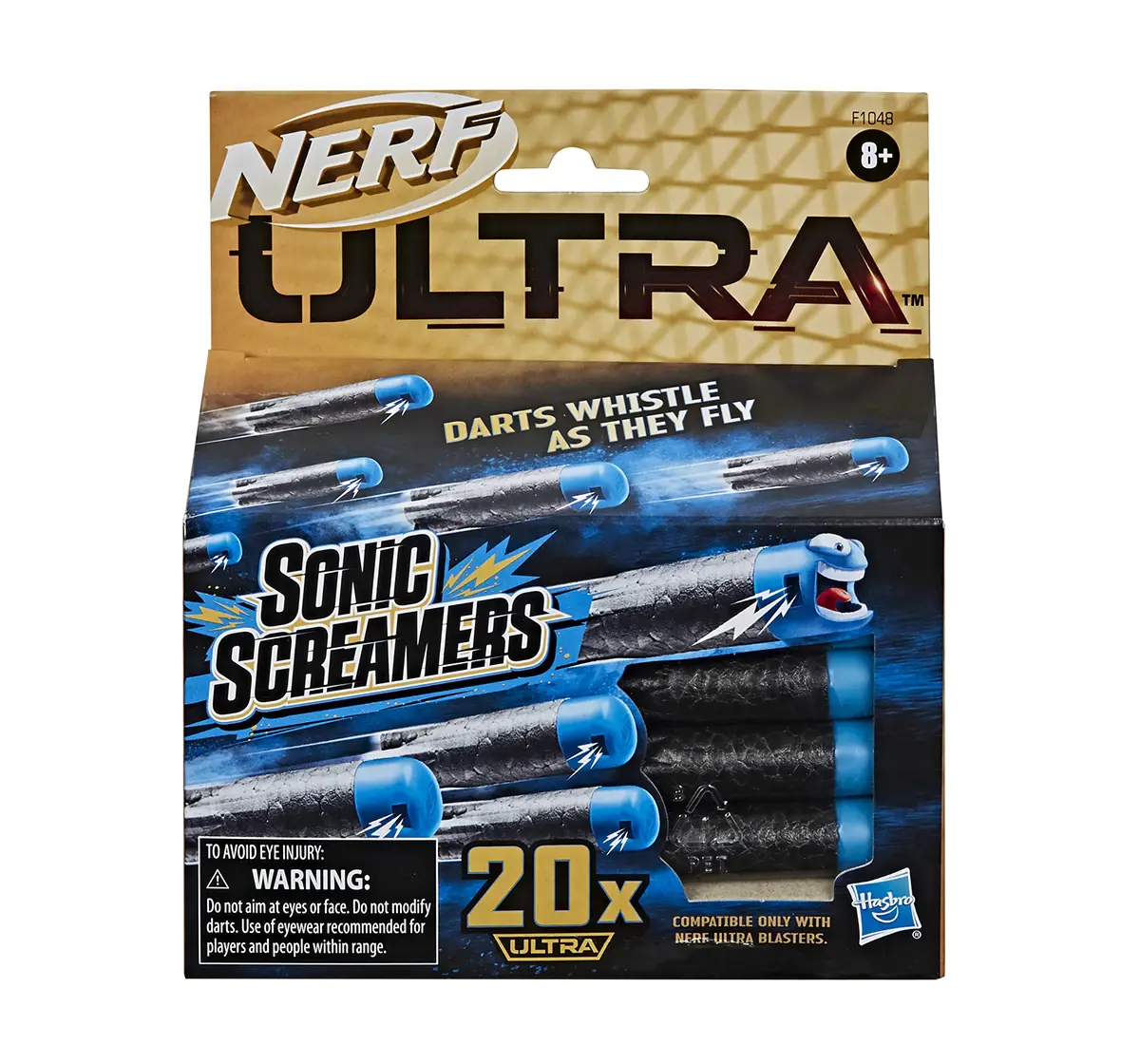 Nerf Ultra Sonic Screamers 20-Dart Refill Pack -- Darts Whistle Through the Air -- Compatible Only with Nerf Ultra Blasters Blasters for age 8Y+ 