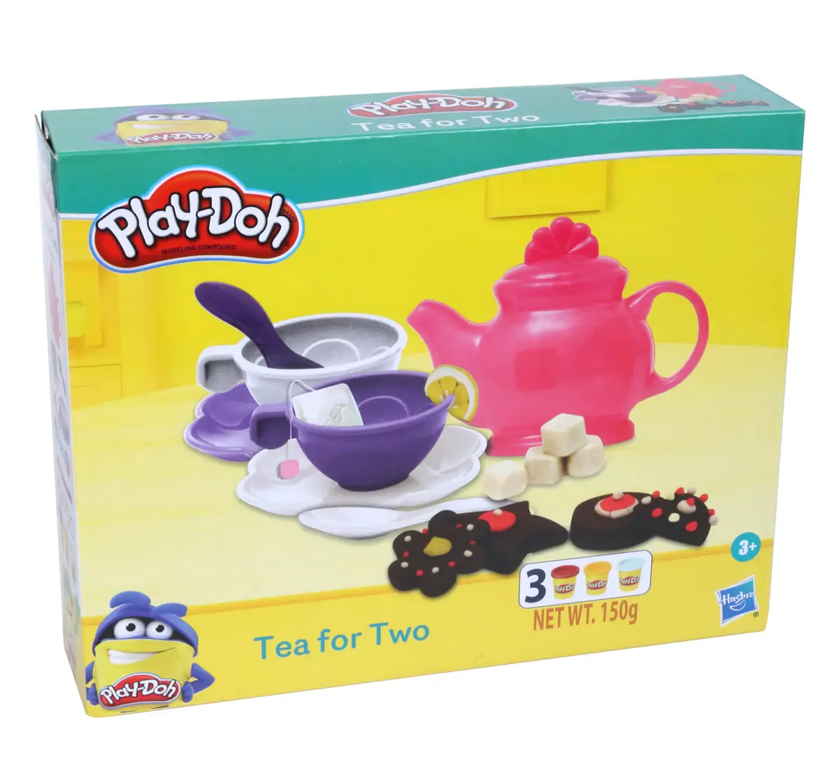 Play Doh Tea for Two Playset for Kids 3Y+, Multicolour