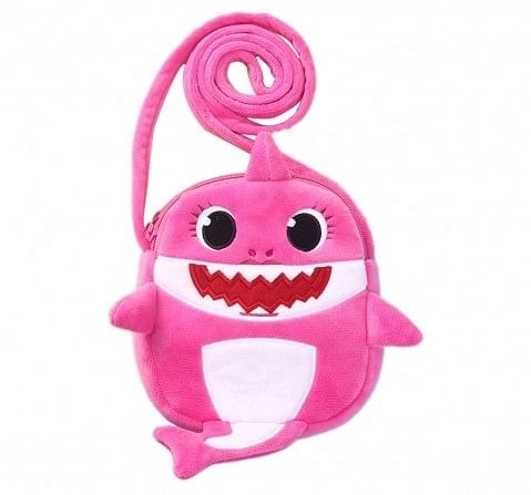 Baby Shark Mommy Shark Sling Bag, 0M+ (Pink)