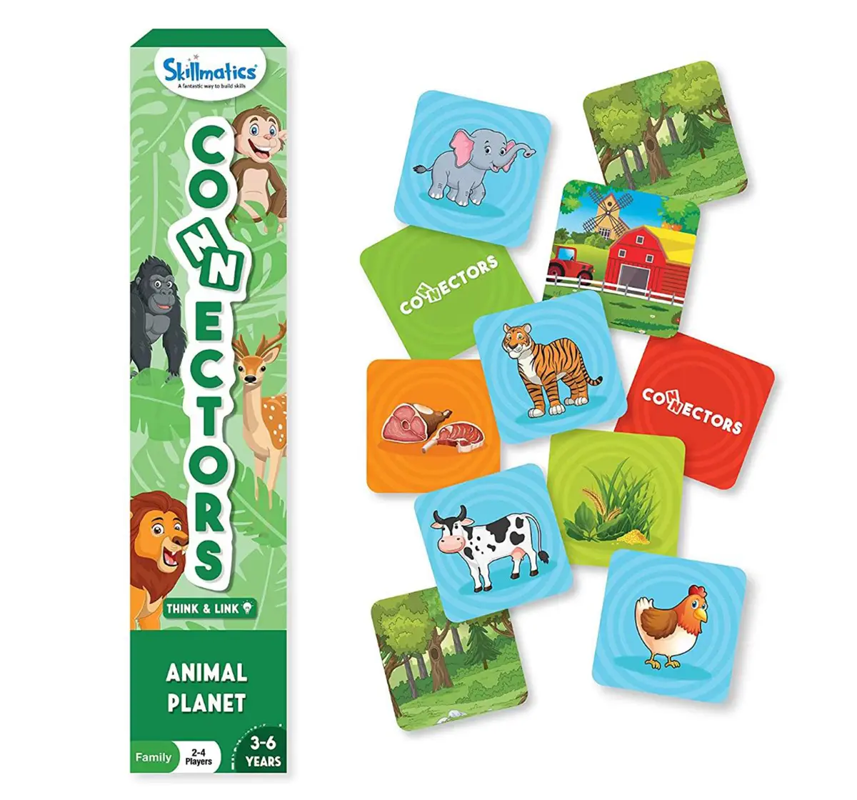 Skillmatics Connectors Animal Planet Paper travel game Multicolor 3Y+