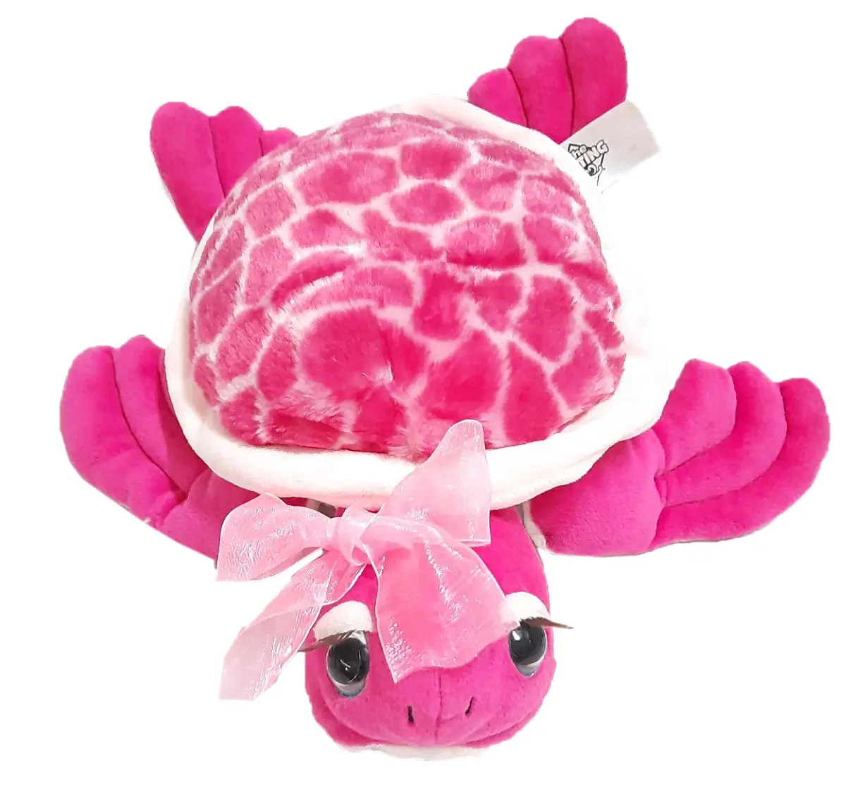 Lash Z Sea Turtle Soft Toy Pink  12"30Cm