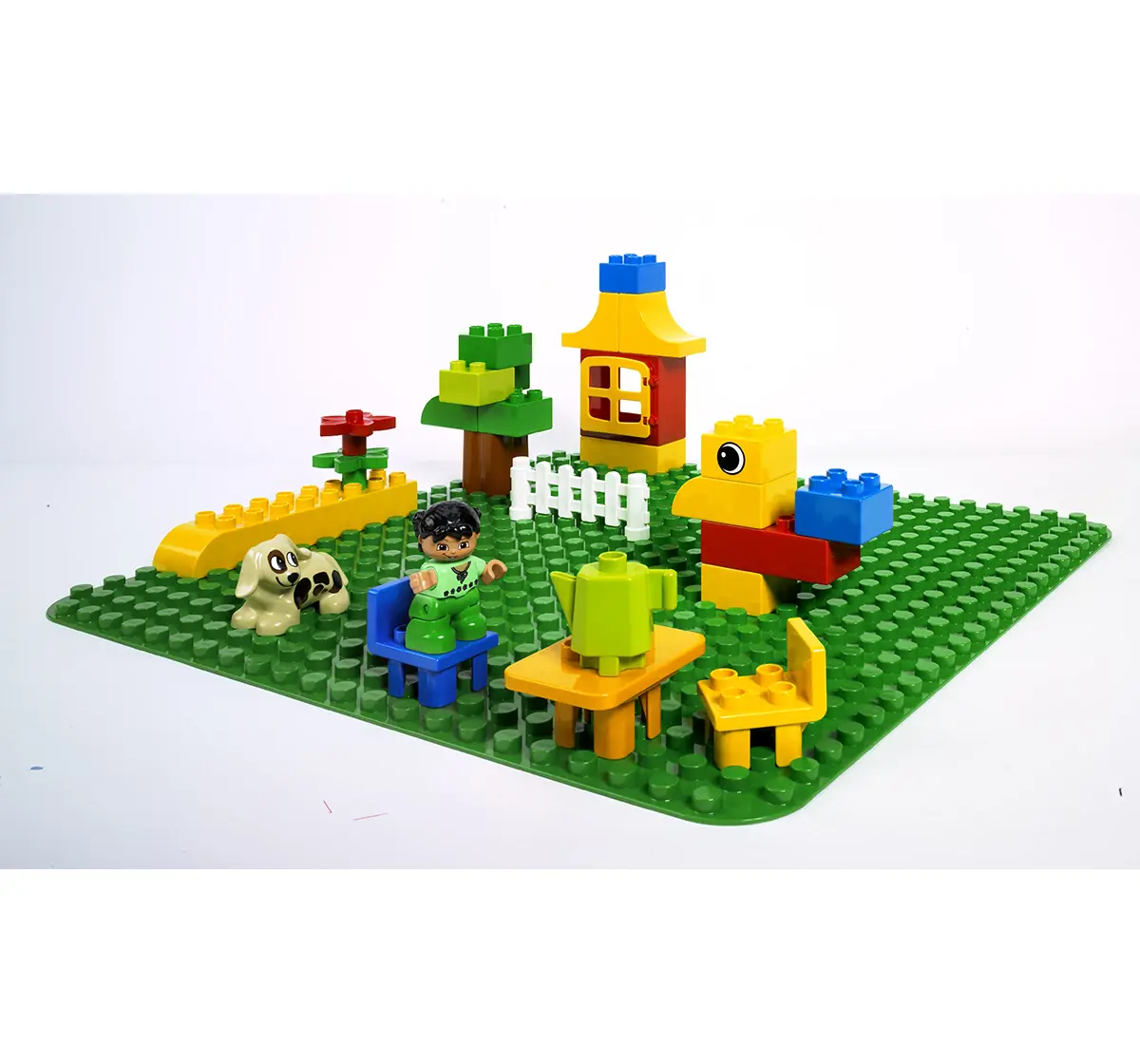 LEGO® DUPLO® Large Green Building Plate Lego Blocks for Kids age 18M + (Green)