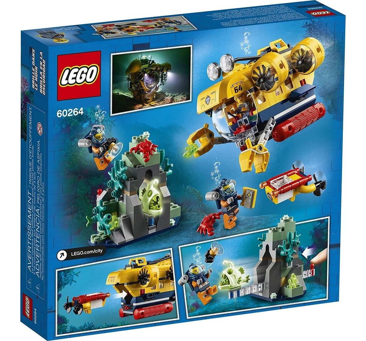 LEGO 60264 Ocean Exploration Submarine Lego Blocks for Kids age 5Y+ 