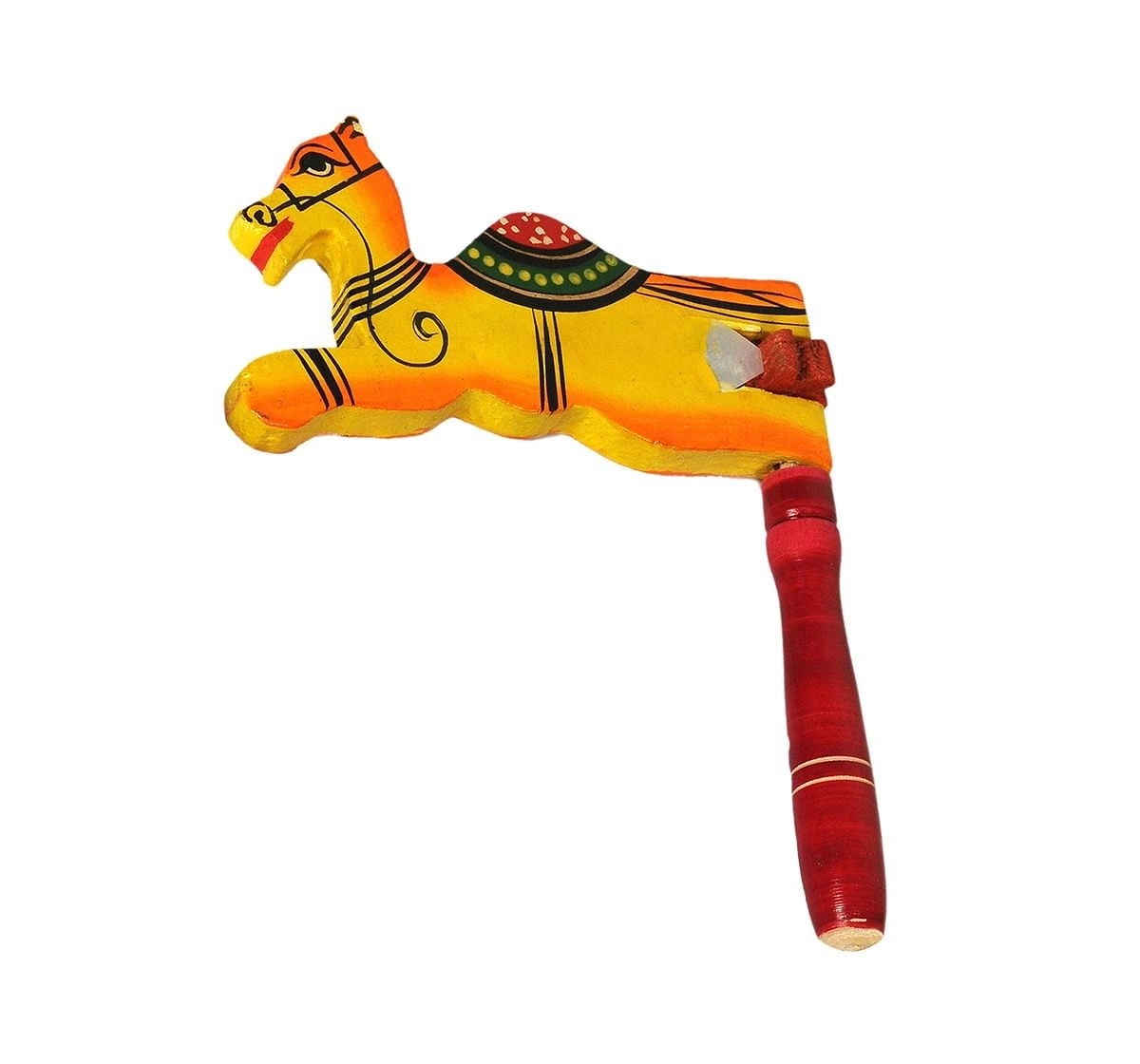 Craft & Culture Wooden Revolving Rattle for Kids age 0M+ - 14 Cm 