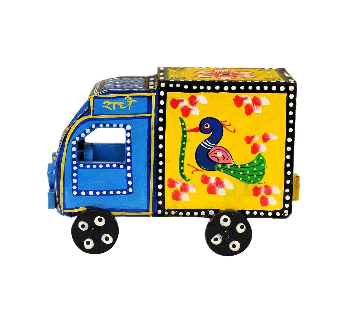 Craft & Culture Wooden Magic Closed Body Assorted Quirky Soft Toys for Kids age 3Y+ - 10.5 Cm 