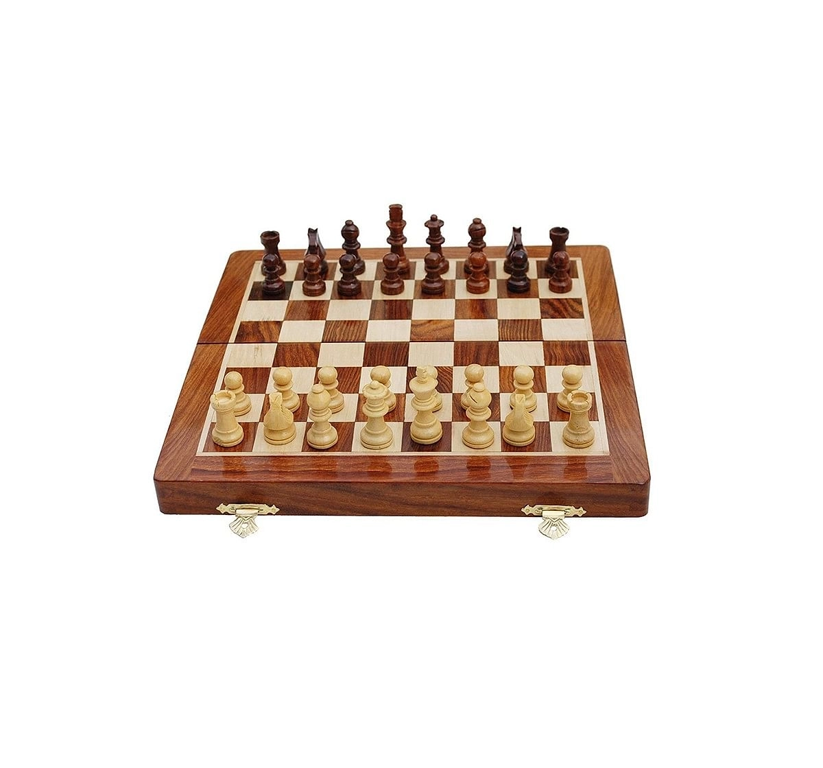 Craft & Culture Sqr Magentic Chess Foamed Tray 7" for Kids age 6Y+ (Wood)