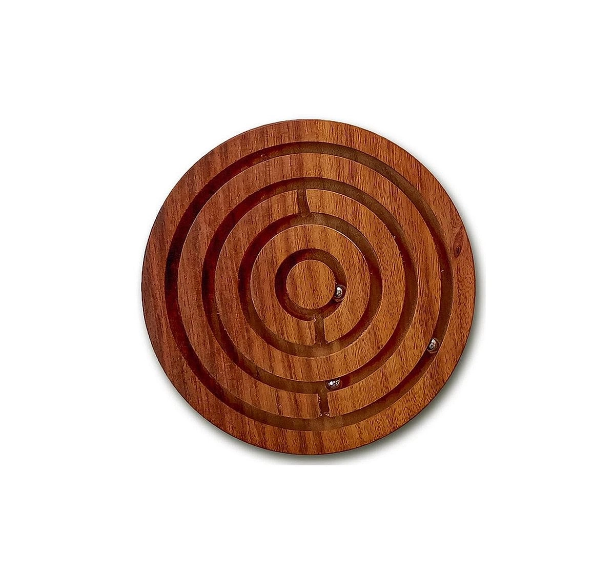 Craft & Culture Labyrinth 10Cm Wooden Toy for Kids age 5Y+ (Wood)
