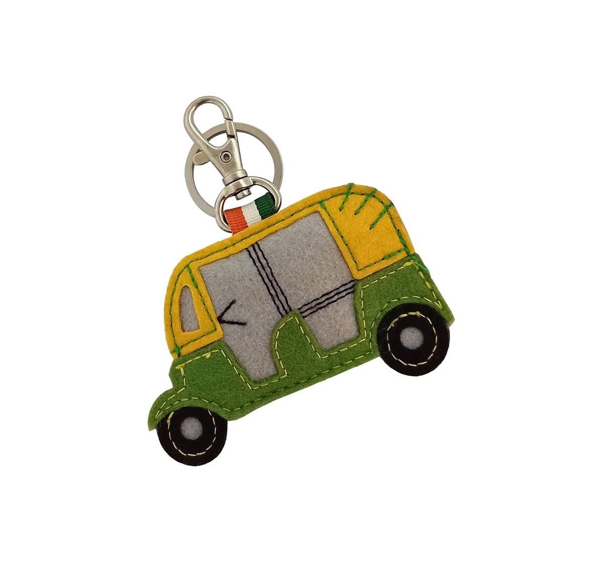 Vibrant India VI Auto Felt Keychain for Kids age 3Y+ 