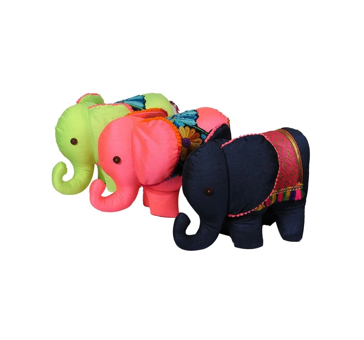 Vibrant India VI Elephant Soft Toy L for Kids age 3Y+ 