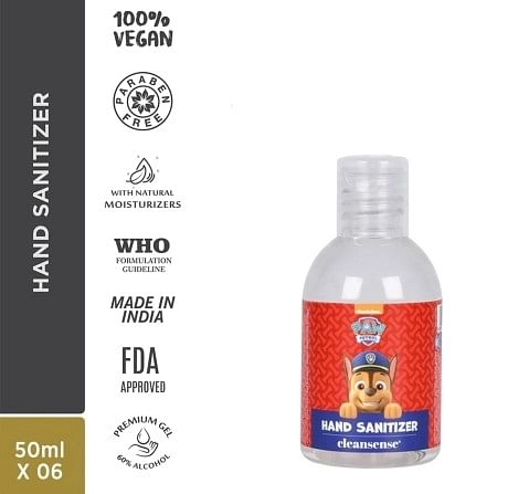 Cleansense Paw Patrol Gel Hand Sanitizers 50Ml,  2Y+ 