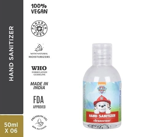 Cleansense Paw Patrol Gel Hand Sanitizers 50Ml,  2Y+ 