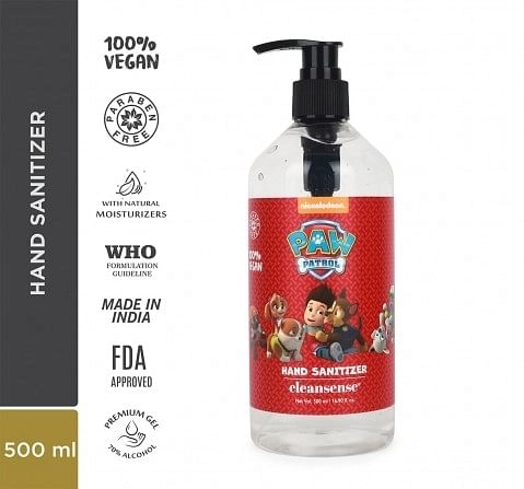 Cleansense Paw Patrol Gel Hand Sanitizers 500ml, 2Y+