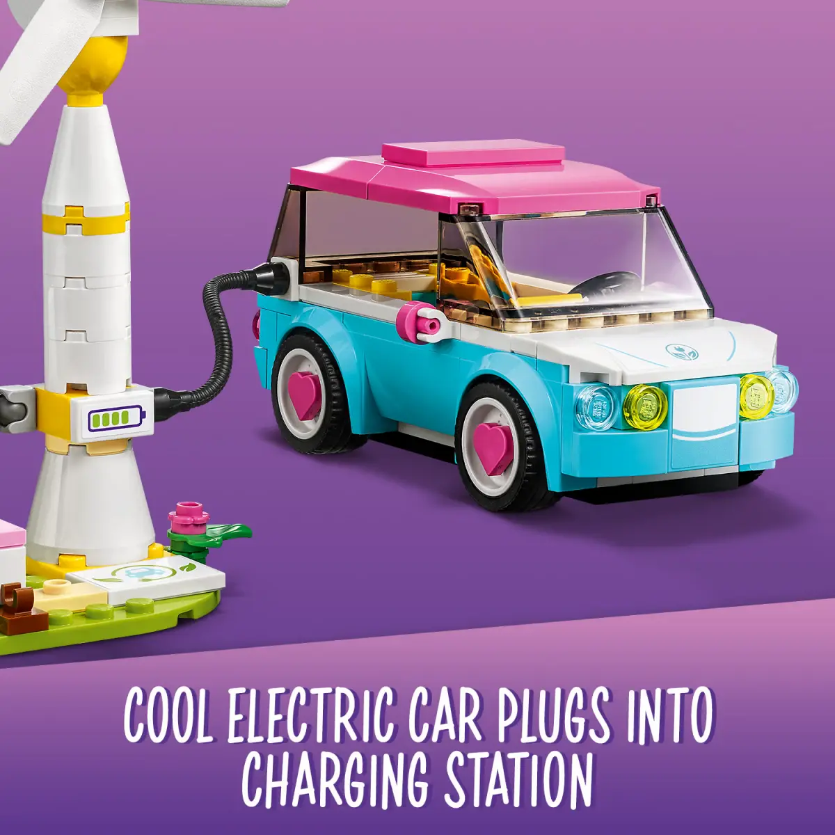 LEGO Olivia's Electric Car Lego Blocks for Kids age 6Y+ 