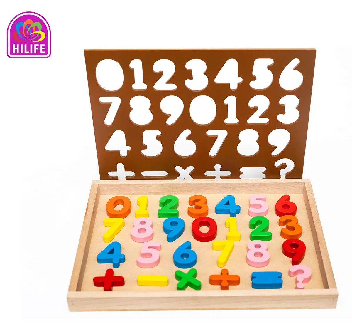 Hilife Number Puzzle 3 Layers,  3Y+ (Multicolor)